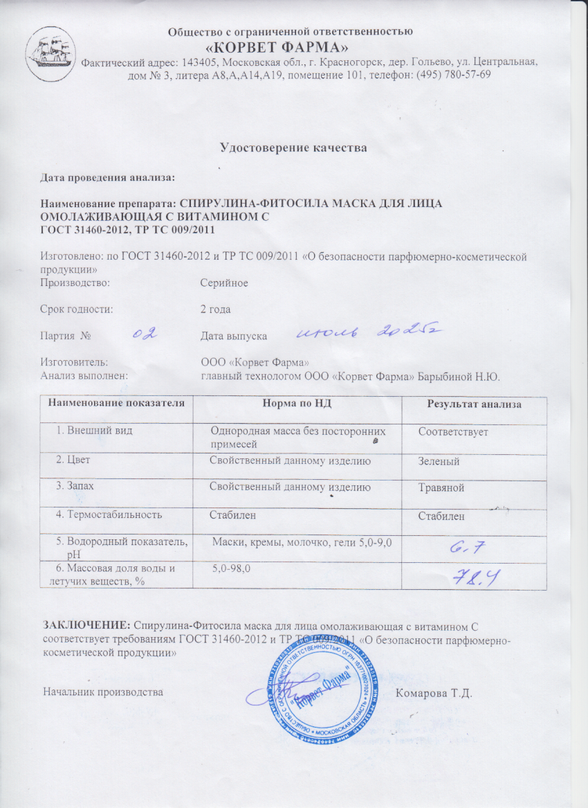 Паспорт №07202502